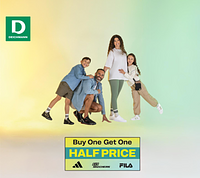 Buy One Get One Half Price on all Adidas Skechers and Fila. Frenchgate Shopping Centre